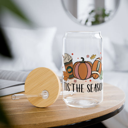 Tis The Season Sipper Glass, 16oz