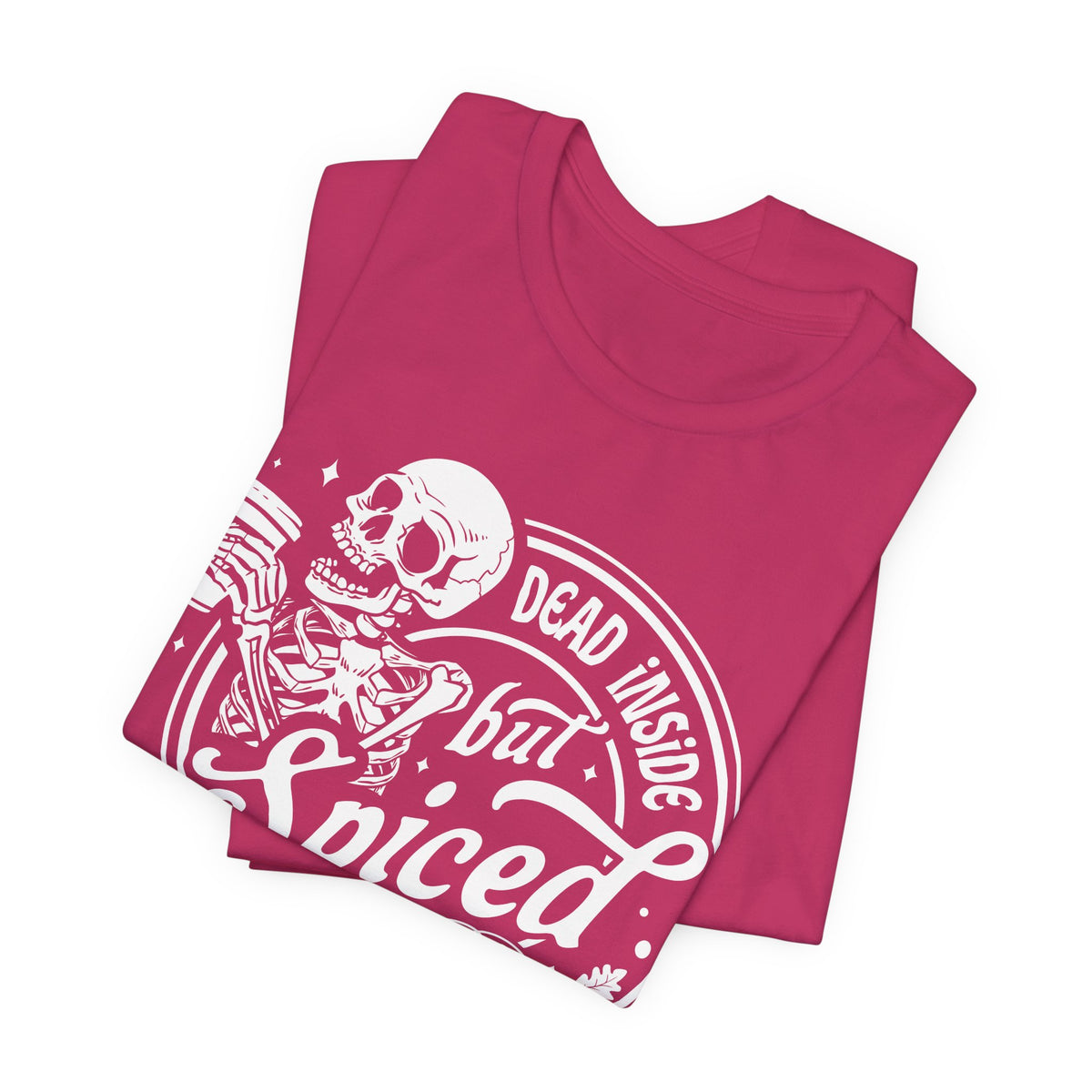 Dead Inside but Spiced Unisex Jersey Short Sleeve Tee