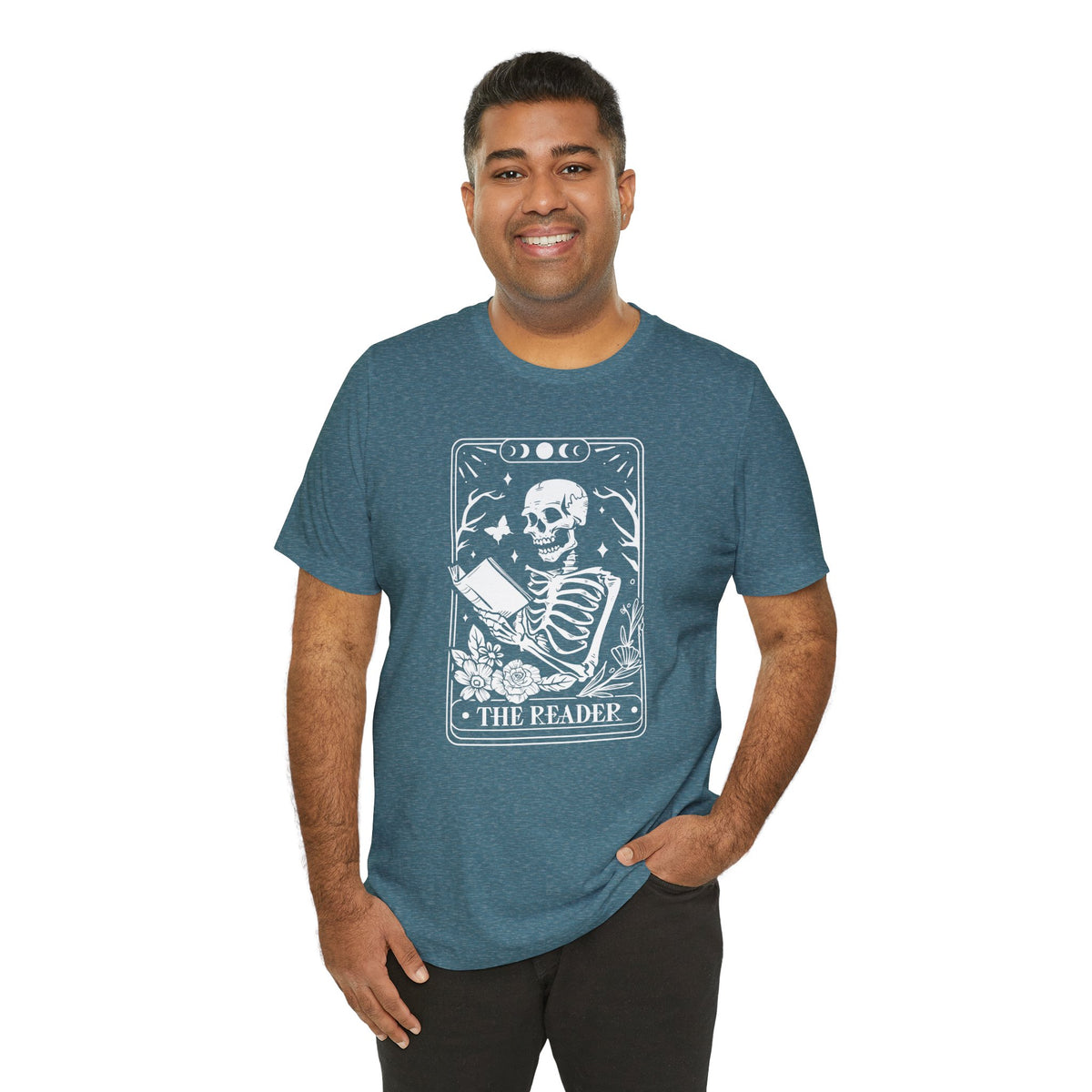 The Reader Tarot Unisex Jersey Short Sleeve Tee