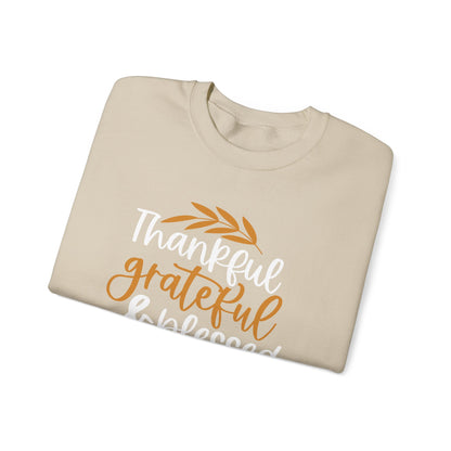 Thankful Grateful Blessed Unisex Heavy Blend™ Crewneck Sweatshirt