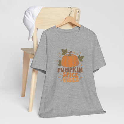 Pumpkin Spice Vibes Unisex Jersey Short Sleeve Tee