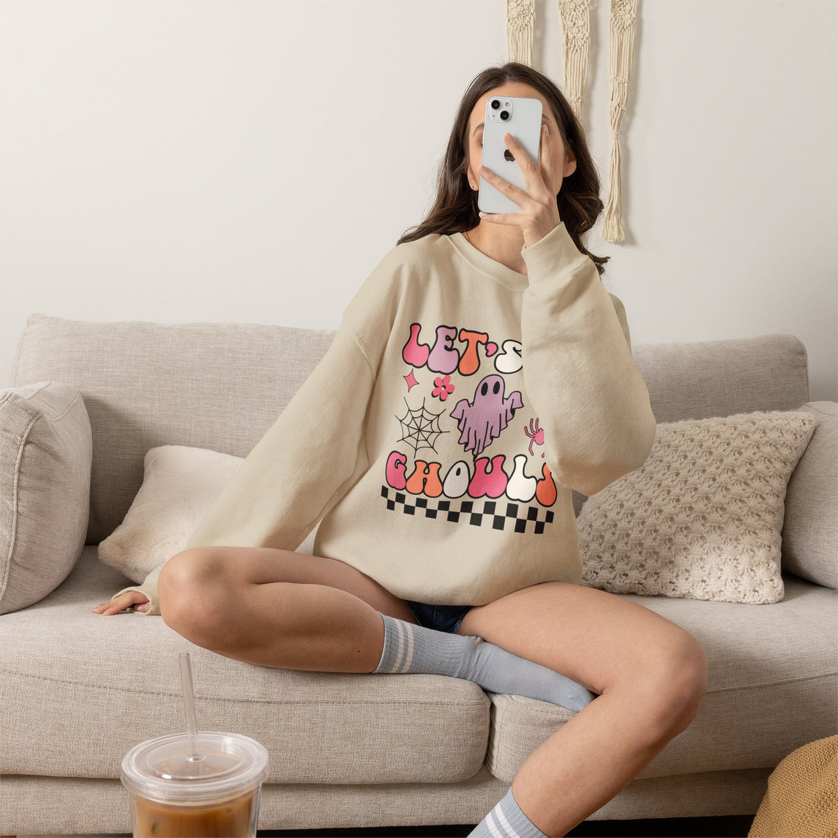 Let's Go Ghouls Unisex Heavy Blend™ Crewneck Sweatshirt