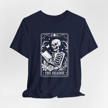 The Reader Tarot Unisex Jersey Short Sleeve Tee