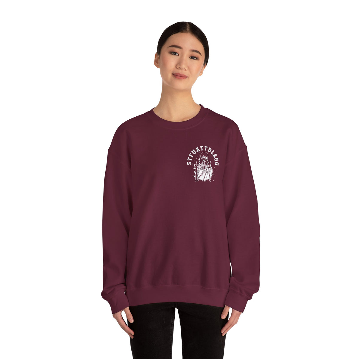 STFUAUATTDLAGG nisex Heavy Blend™ Crewneck Sweatshirt