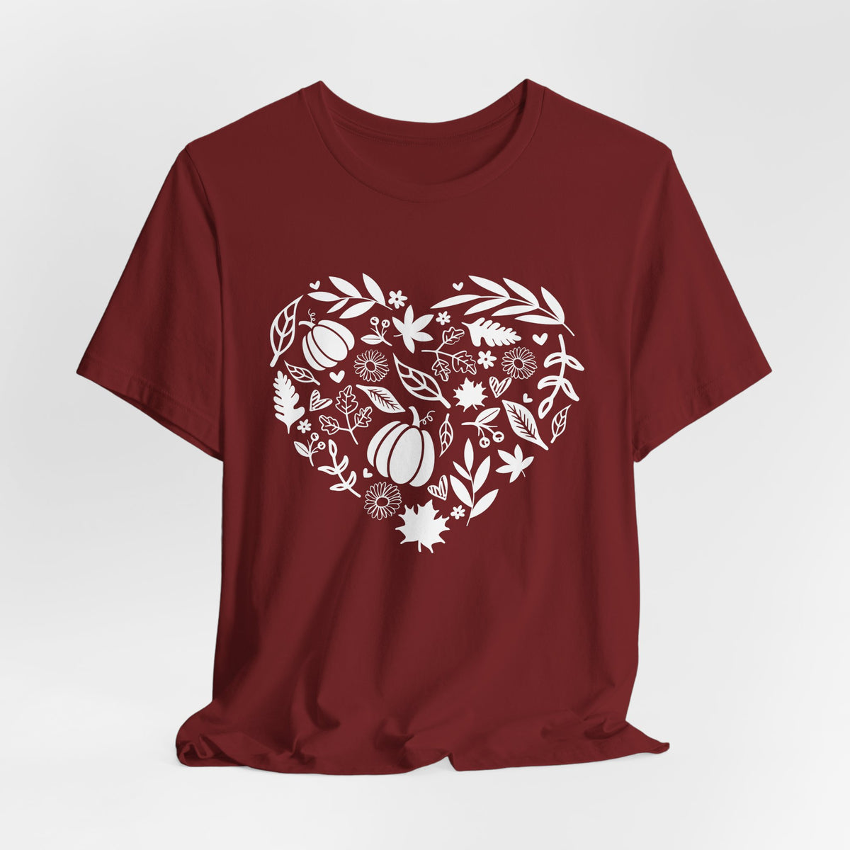 Fall Heart Unisex Jersey Short Sleeve Tee