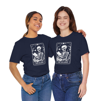 The Reader Tarot Unisex Jersey Short Sleeve Tee