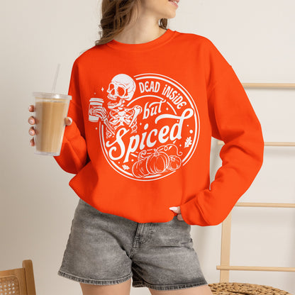Dead Inside but Spiced Unisex Heavy Blend™ Crewneck Sweatshirt