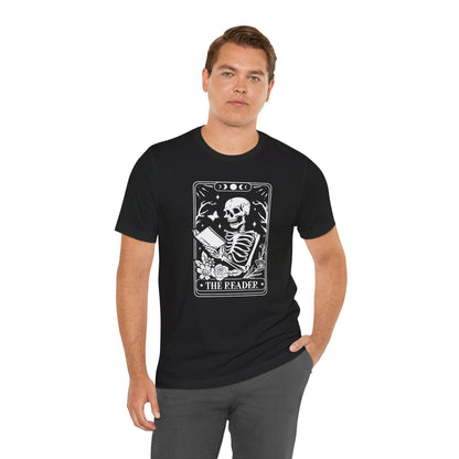The Reader Tarot Unisex Jersey Short Sleeve Tee