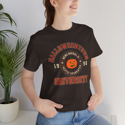 Halloween Town University Unisex Jersey Short Sleeve Tee