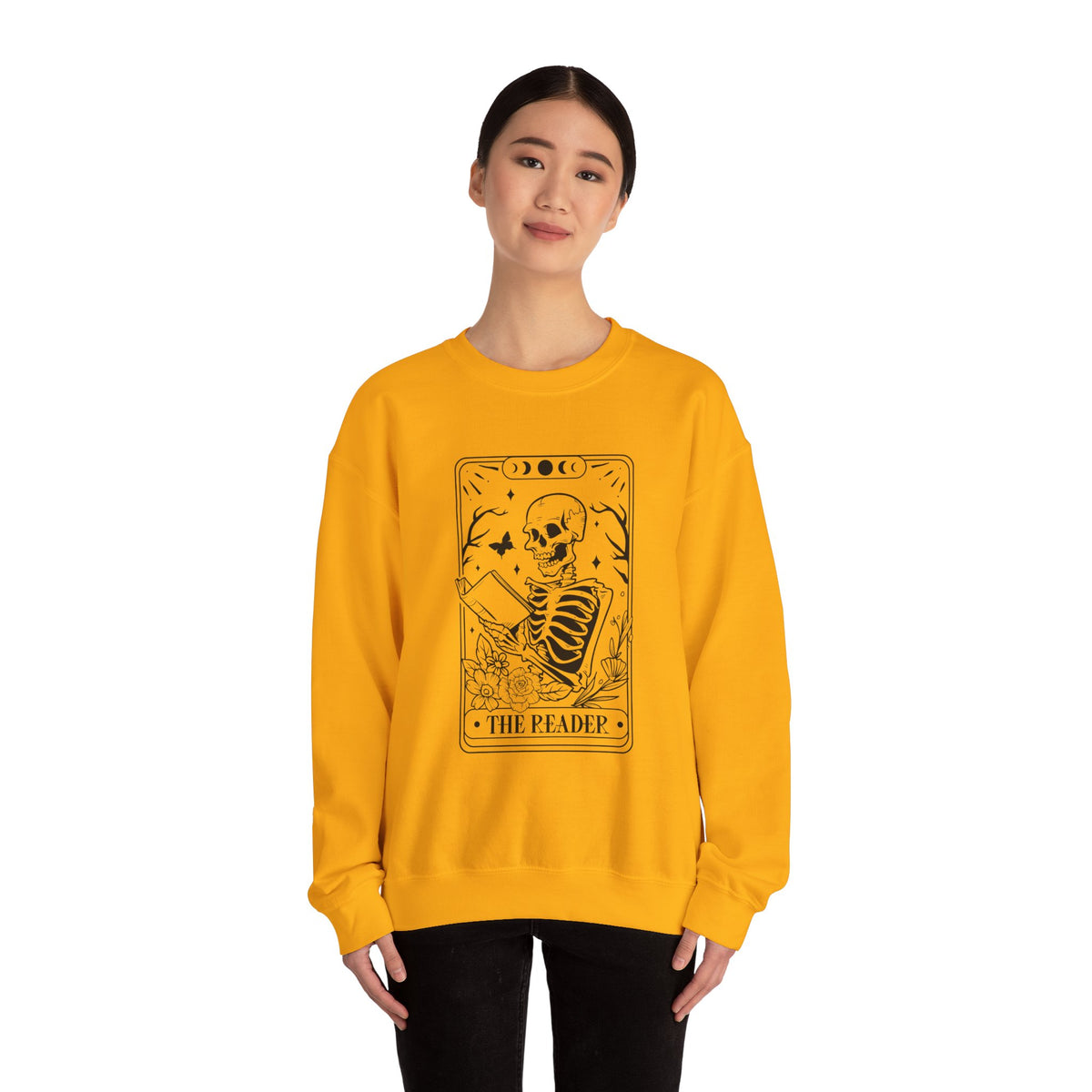 The Reader Tarot Unisex Heavy Blend™ Crewneck Sweatshirt