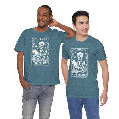 The Reader Tarot Unisex Jersey Short Sleeve Tee