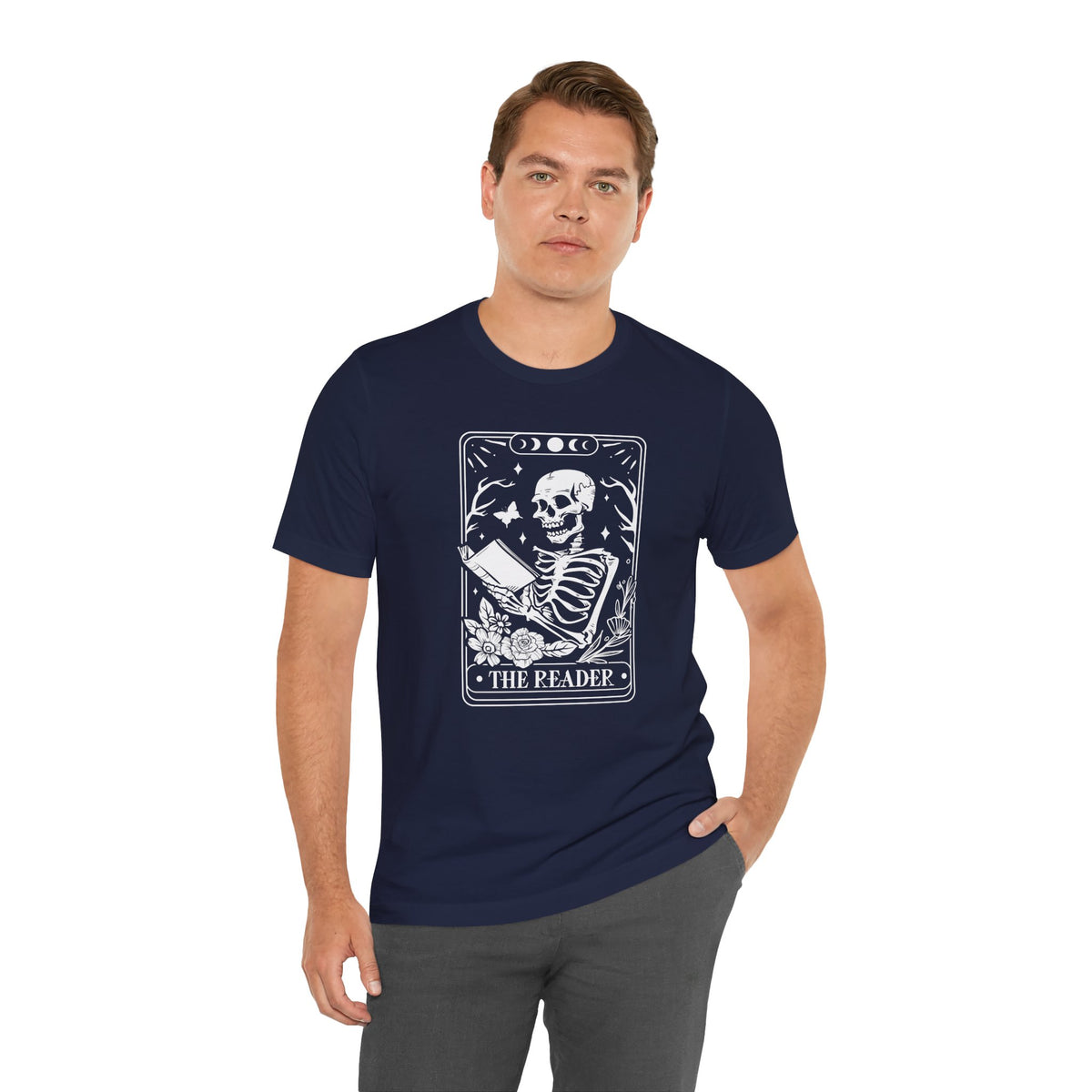 The Reader Tarot Unisex Jersey Short Sleeve Tee