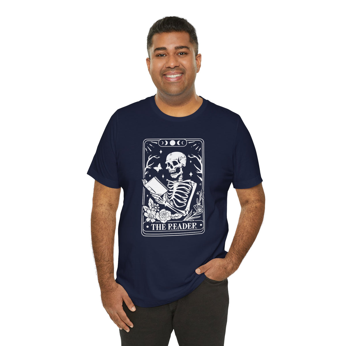 The Reader Tarot Unisex Jersey Short Sleeve Tee