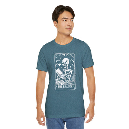 The Reader Tarot Unisex Jersey Short Sleeve Tee