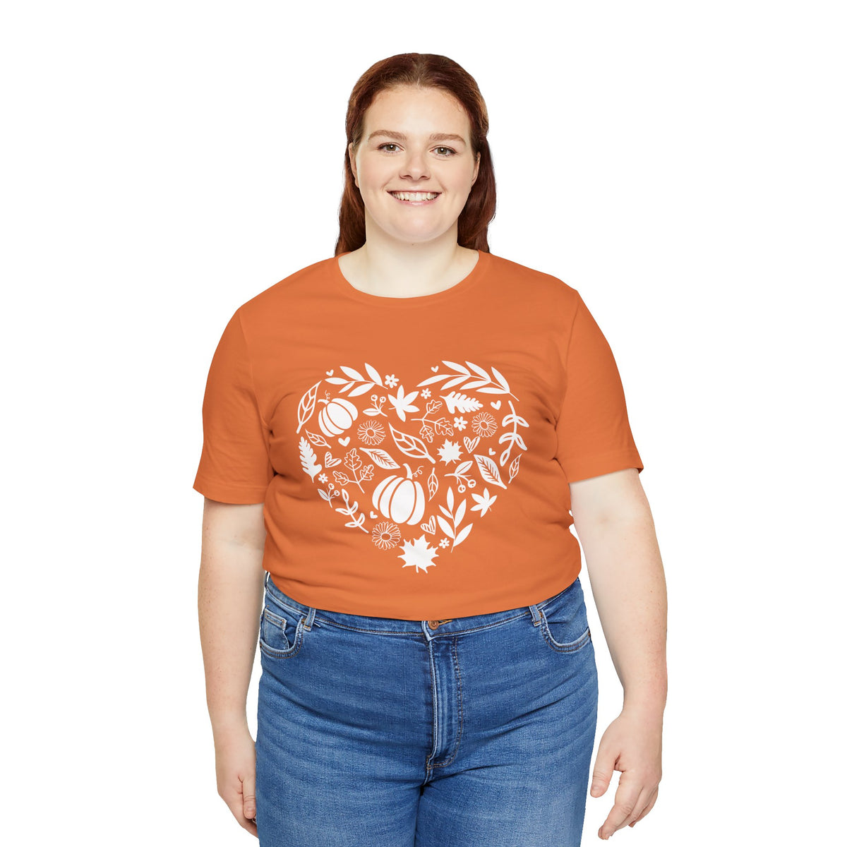 Fall Heart Unisex Jersey Short Sleeve Tee