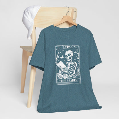 The Reader Tarot Unisex Jersey Short Sleeve Tee