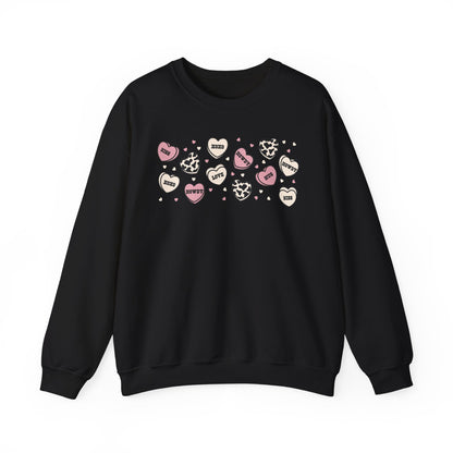 Cowboy Candy Hearts Unisex Heavy Blend™ Crewneck Sweatshirt