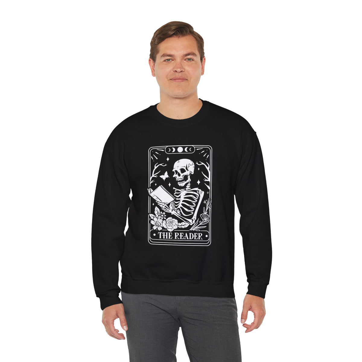 The Reader Tarot Unisex Heavy Blend™ Crewneck Sweatshirt