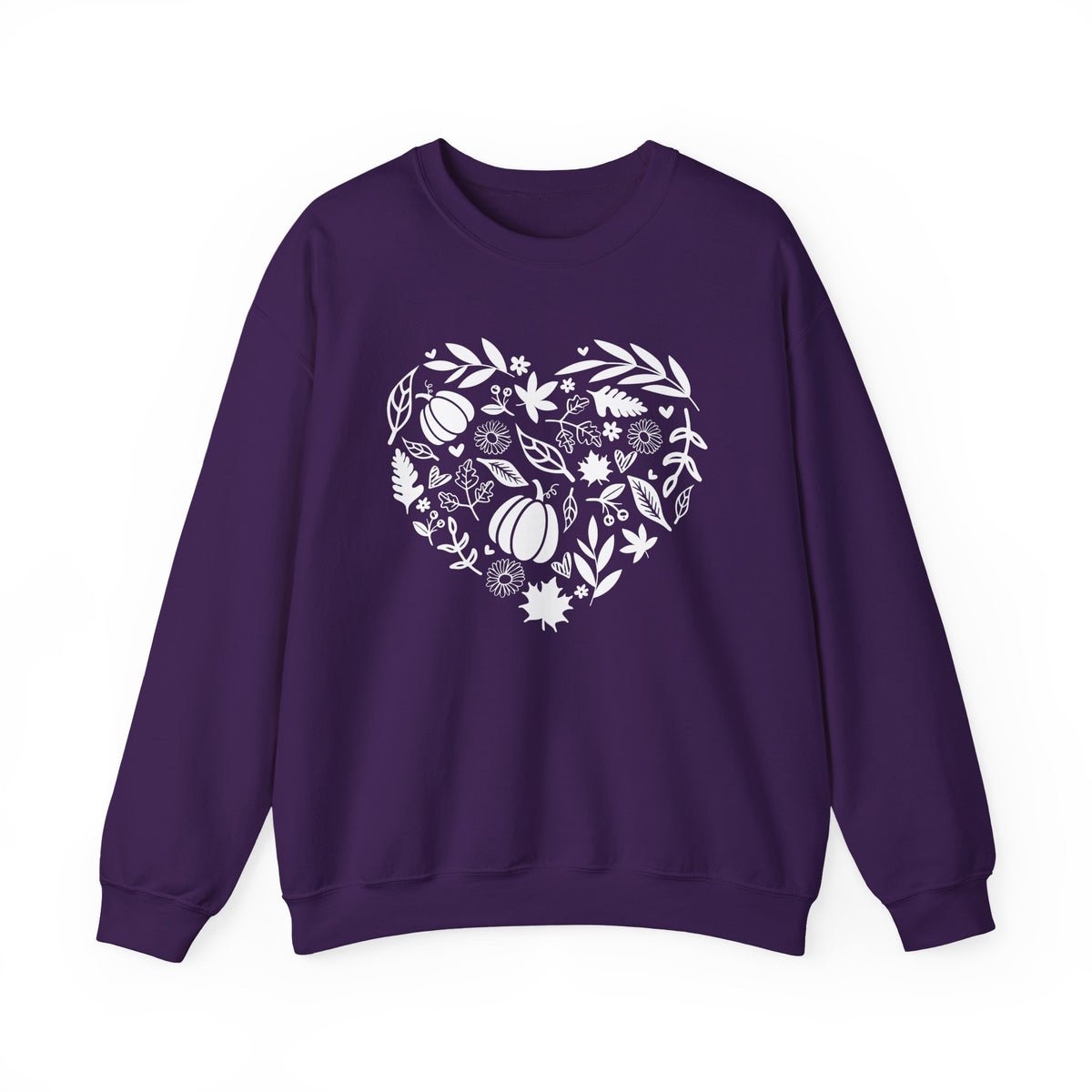 Fall Heart Unisex Heavy Blend™ Crewneck Sweatshirt