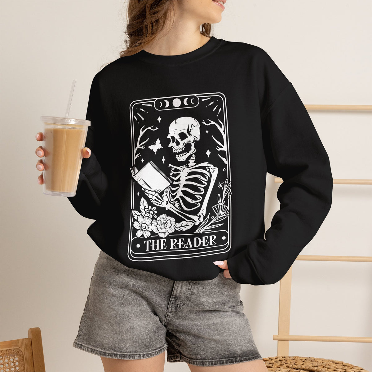 The Reader Tarot Unisex Heavy Blend™ Crewneck Sweatshirt