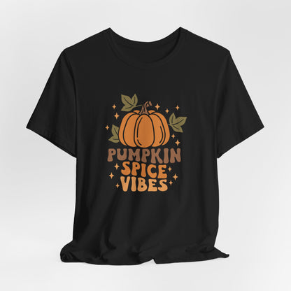 Pumpkin Spice Vibes Unisex Jersey Short Sleeve Tee