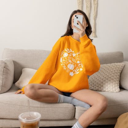 Fall Heart Unisex Heavy Blend™ Crewneck Sweatshirt
