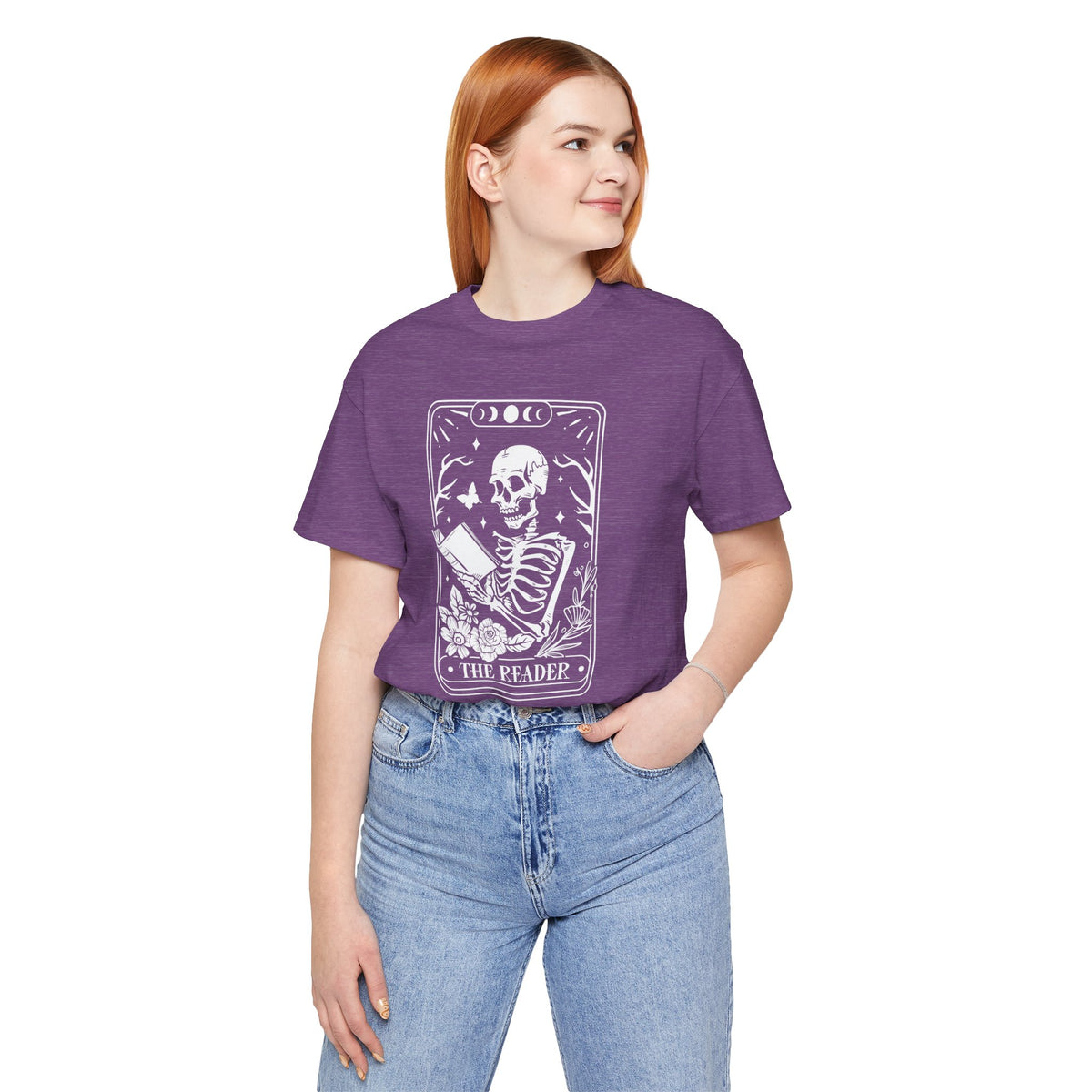 The Reader Tarot Unisex Jersey Short Sleeve Tee