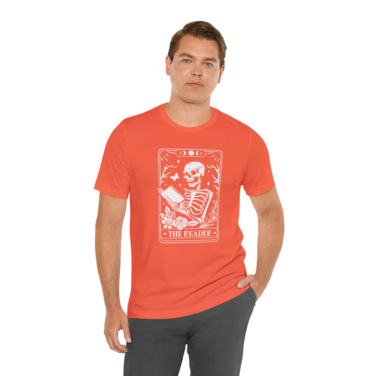 The Reader Tarot Unisex Jersey Short Sleeve Tee