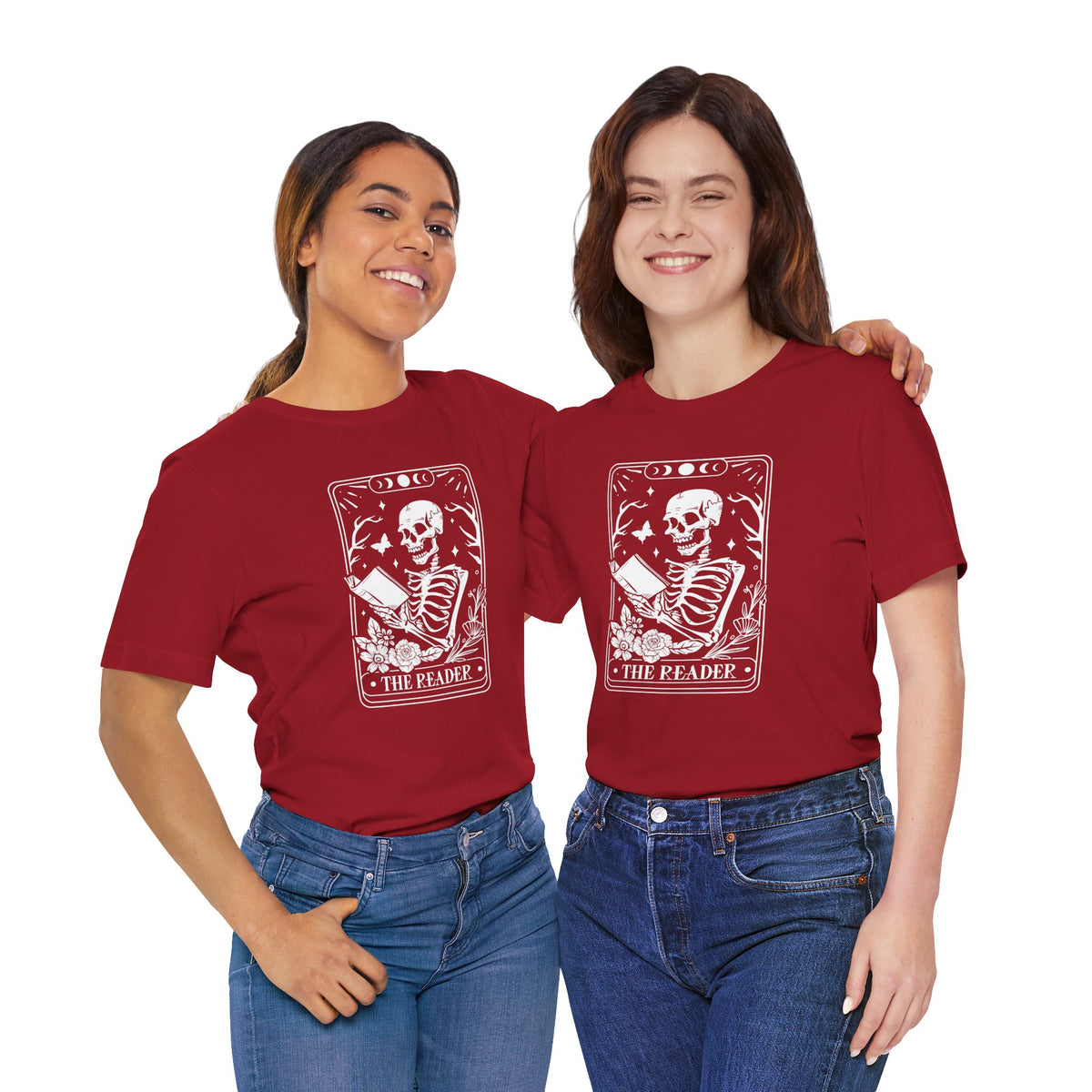 The Reader Tarot Unisex Jersey Short Sleeve Tee