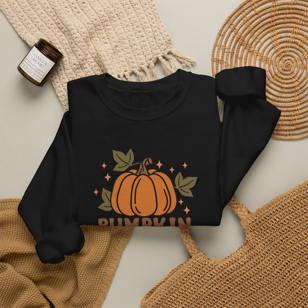 Pumpkin Spice Vibes Unisex Heavy Blend™ Crewneck Sweatshirt