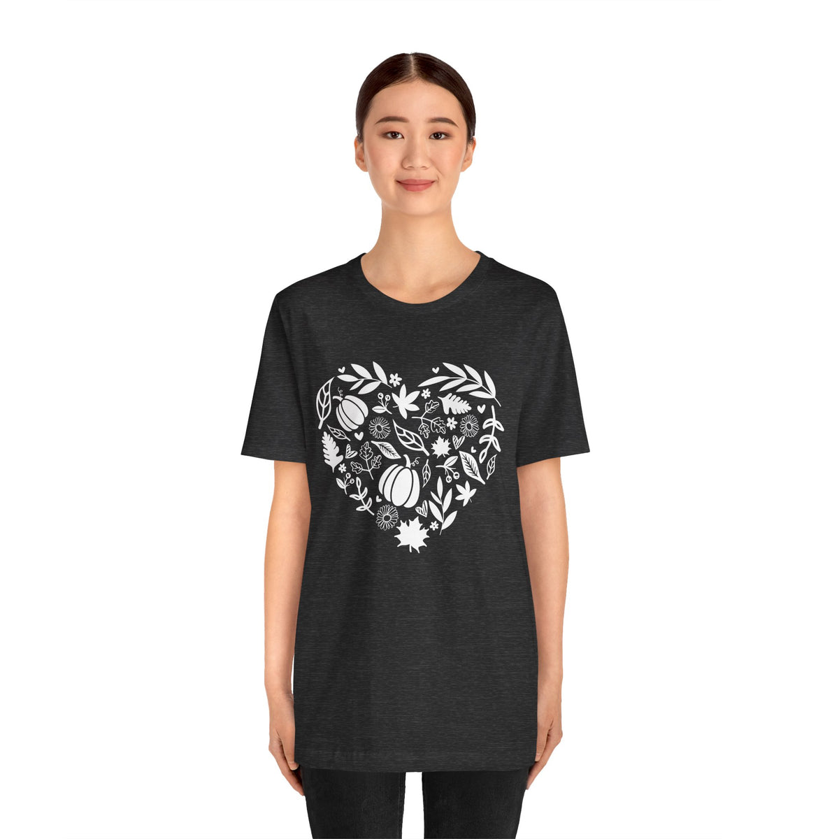 Fall Heart Unisex Jersey Short Sleeve Tee