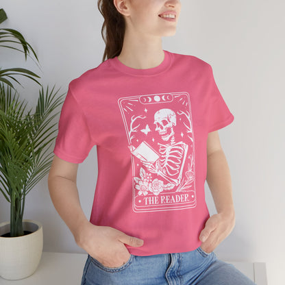 The Reader Tarot Unisex Jersey Short Sleeve Tee
