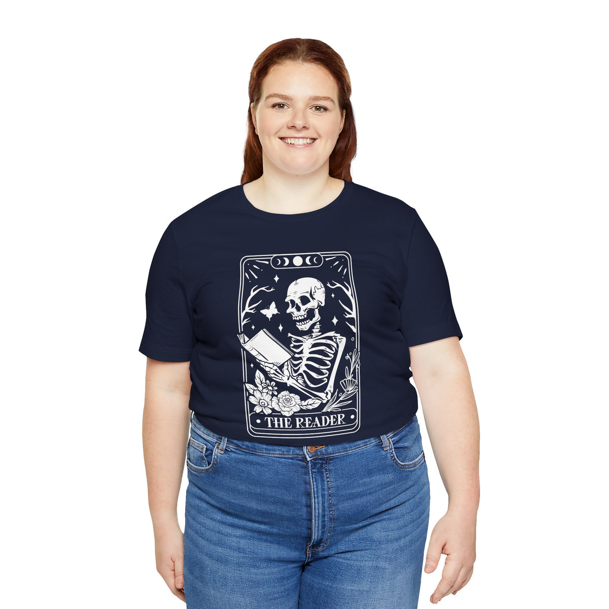 The Reader Tarot Unisex Jersey Short Sleeve Tee