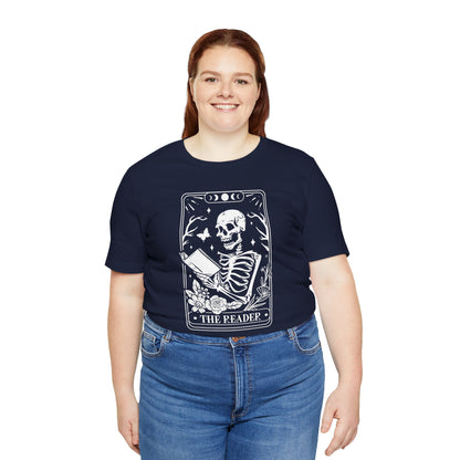 The Reader Tarot Unisex Jersey Short Sleeve Tee
