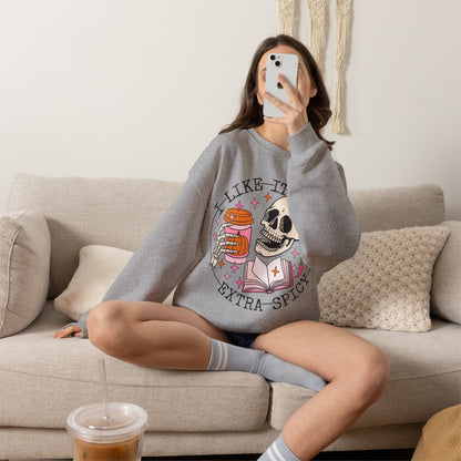 I Like It Extra Spicy Unisex Heavy Blend™ Crewneck Sweatshirt