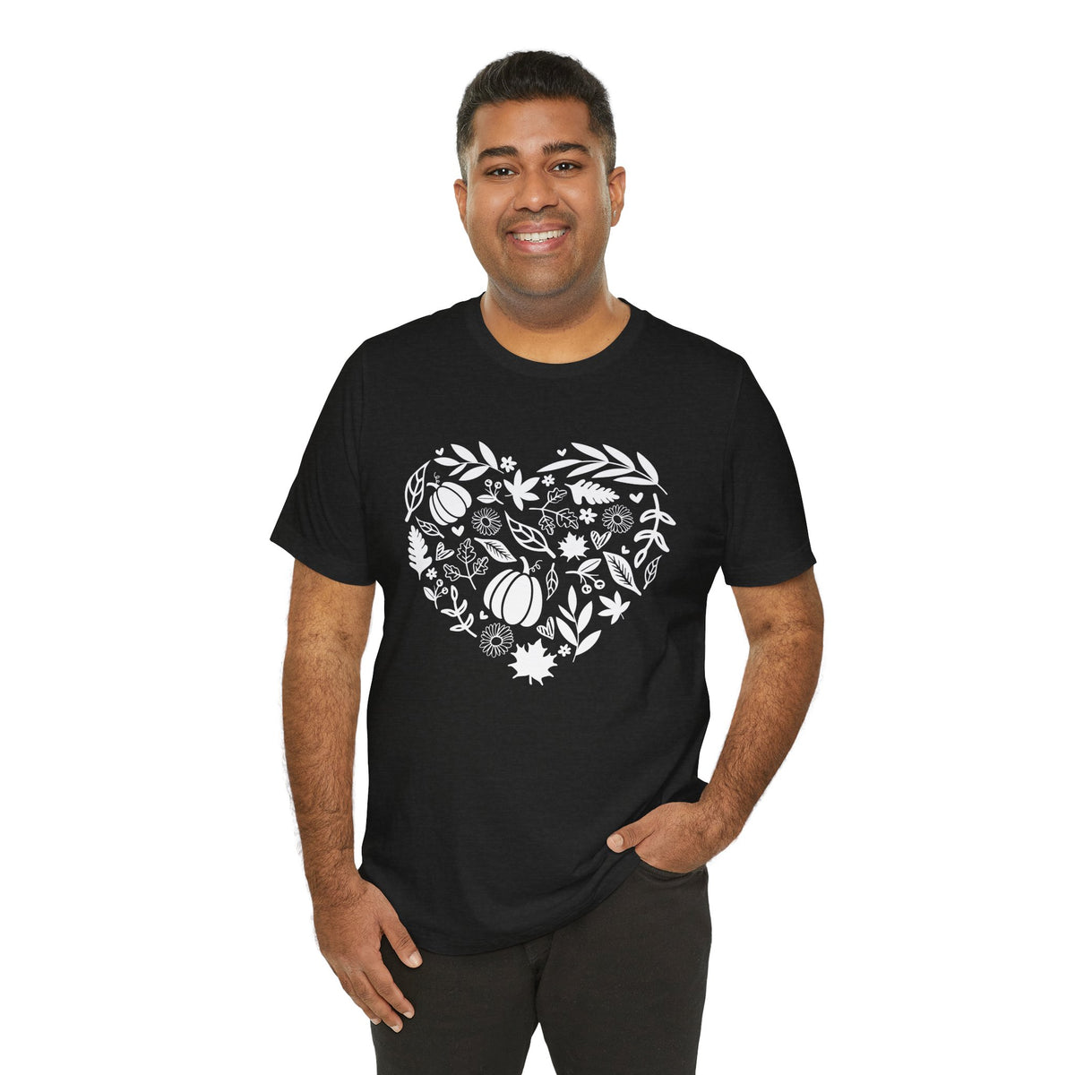 Fall Heart Unisex Jersey Short Sleeve Tee