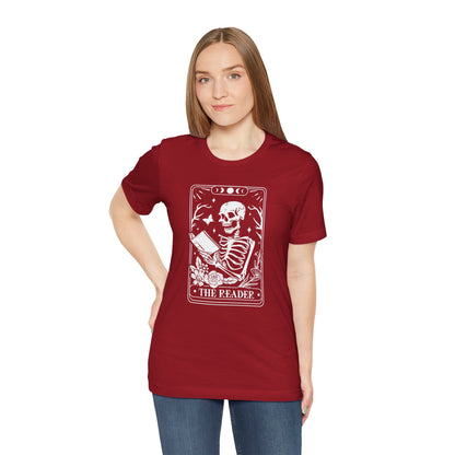 The Reader Tarot Unisex Jersey Short Sleeve Tee
