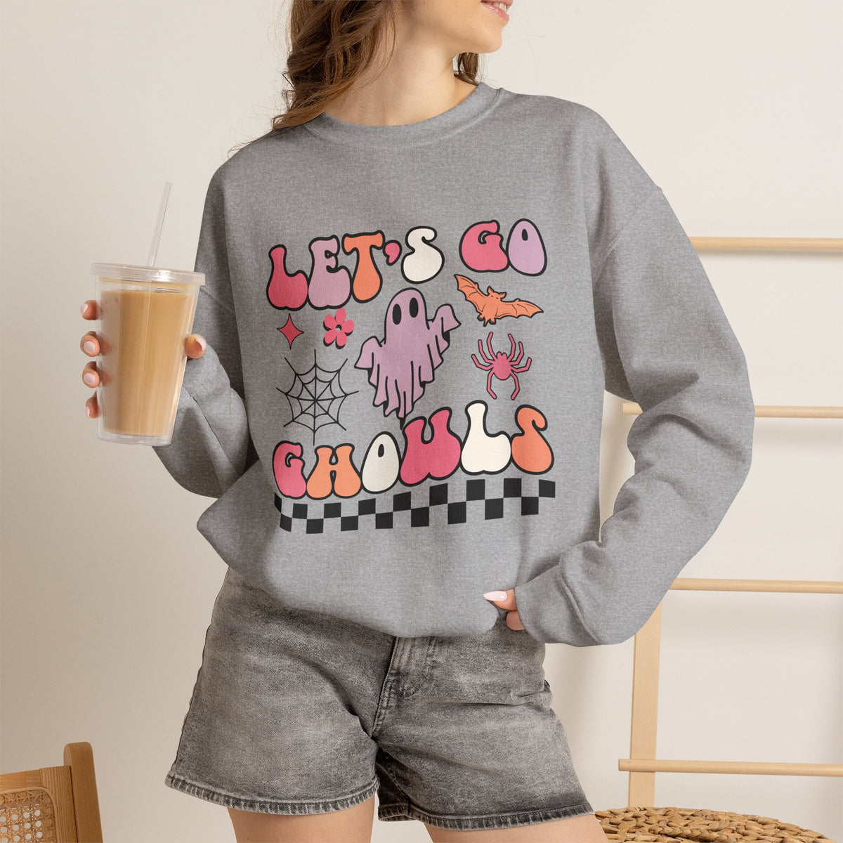 Let's Go Ghouls Unisex Heavy Blend™ Crewneck Sweatshirt
