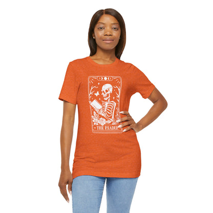 The Reader Tarot Unisex Jersey Short Sleeve Tee