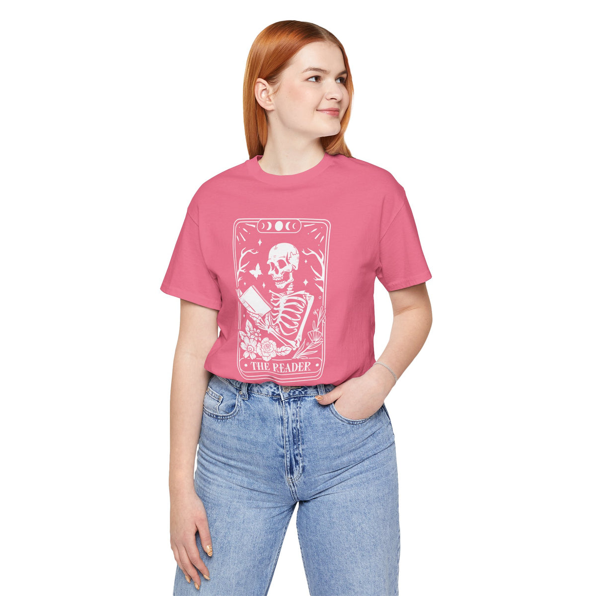 The Reader Tarot Unisex Jersey Short Sleeve Tee