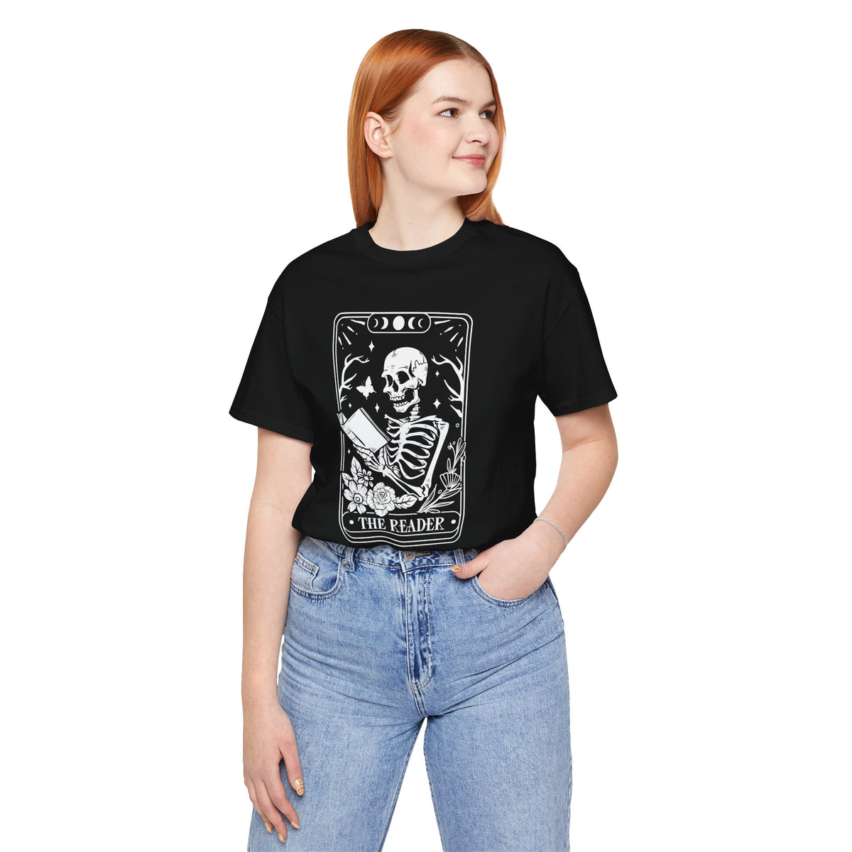The Reader Tarot Unisex Jersey Short Sleeve Tee