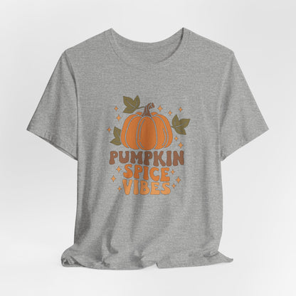 Pumpkin Spice Vibes Unisex Jersey Short Sleeve Tee