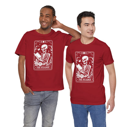 The Reader Tarot Unisex Jersey Short Sleeve Tee