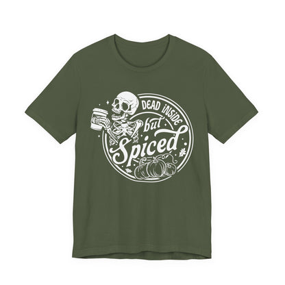 Dead Inside but Spiced Unisex Jersey Short Sleeve Tee