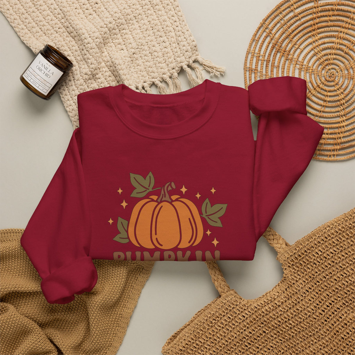 Pumpkin Spice Vibes Unisex Heavy Blend™ Crewneck Sweatshirt