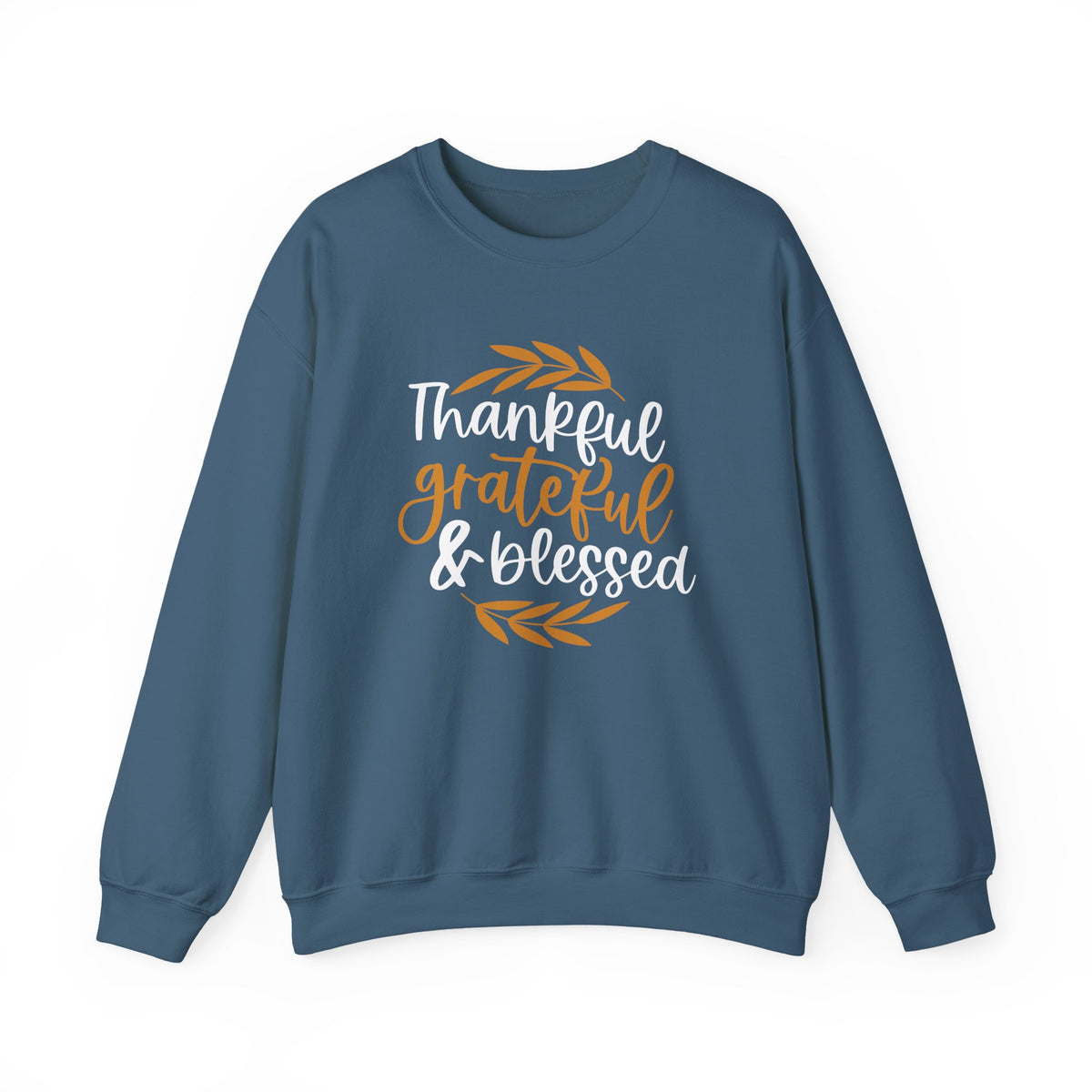 Thankful Grateful Blessed Unisex Heavy Blend™ Crewneck Sweatshirt