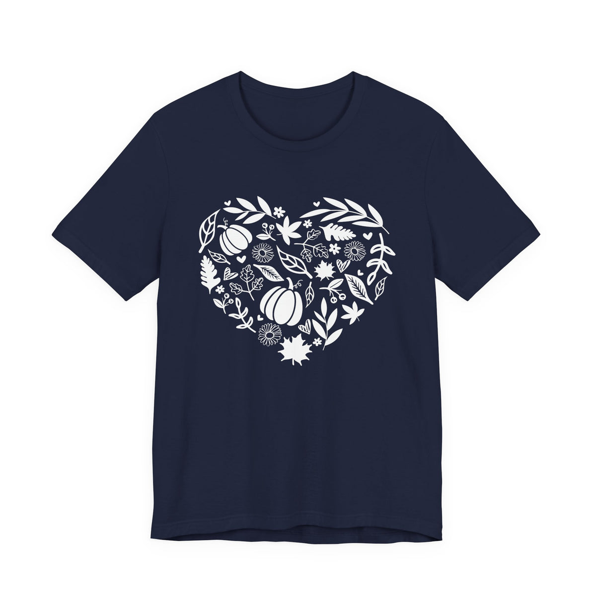 Fall Heart Unisex Jersey Short Sleeve Tee