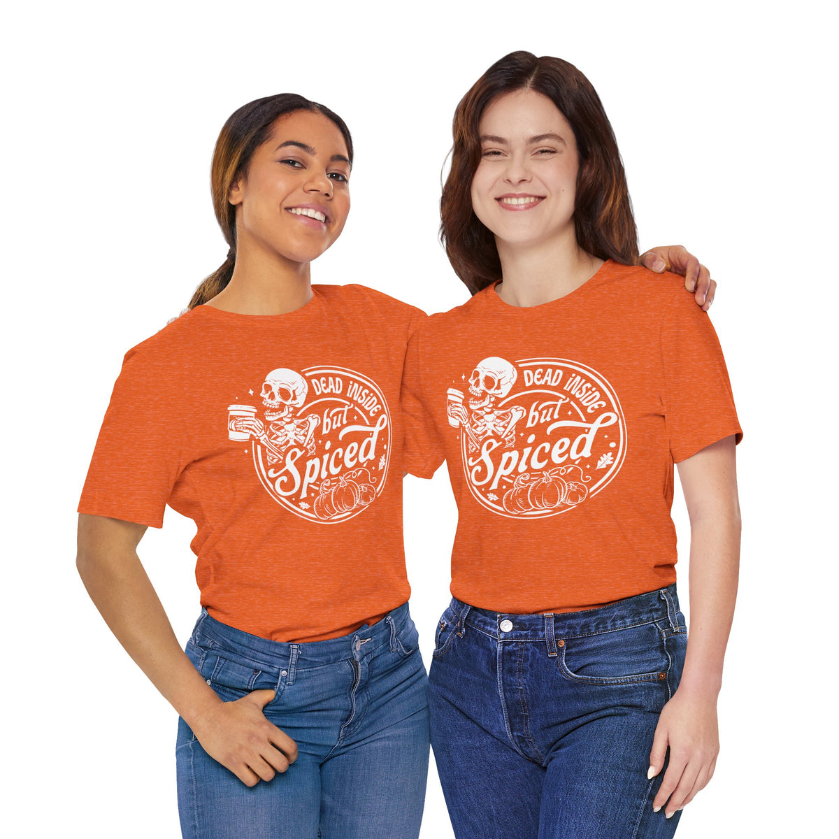 Dead Inside but Spiced Unisex Jersey Short Sleeve Tee