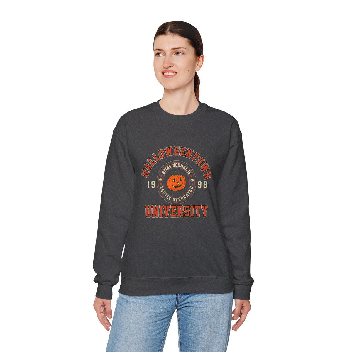 Halloween Town University Unisex Heavy Blend™ Crewneck Sweatshirt