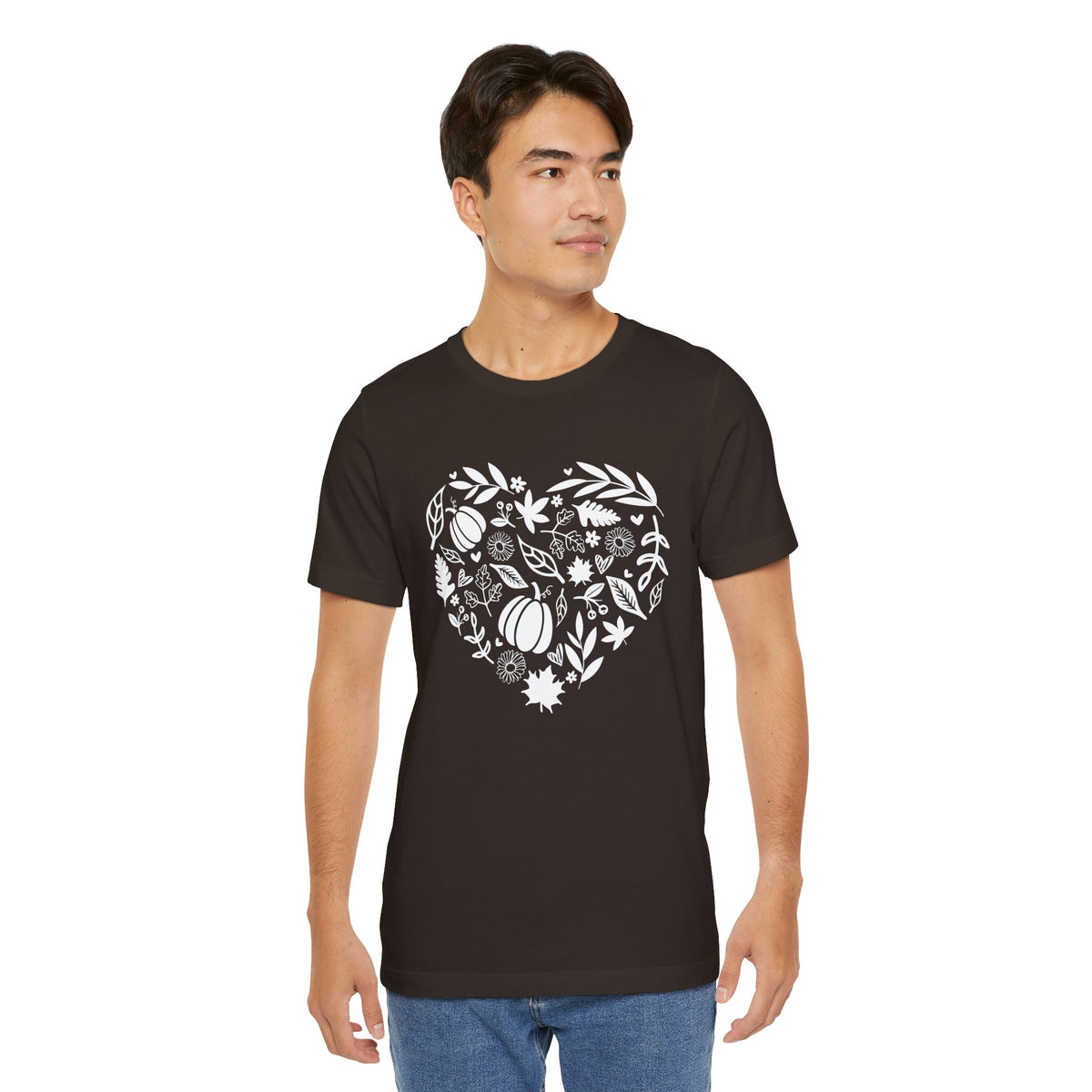 Fall Heart Unisex Jersey Short Sleeve Tee